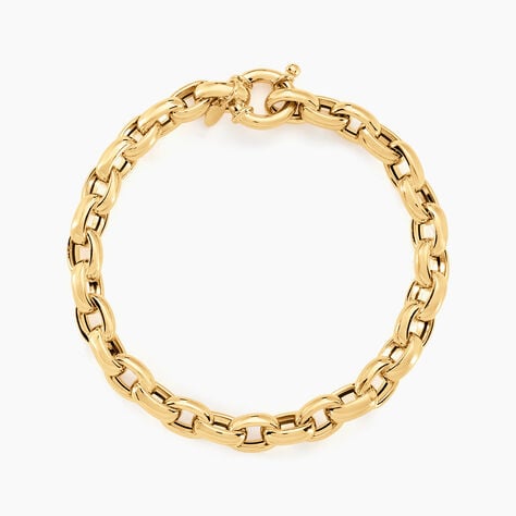 Bracelet Jodie Maille Jaseron Godronne Or Jaune - Bracelets mailles Femme | Marc Orian