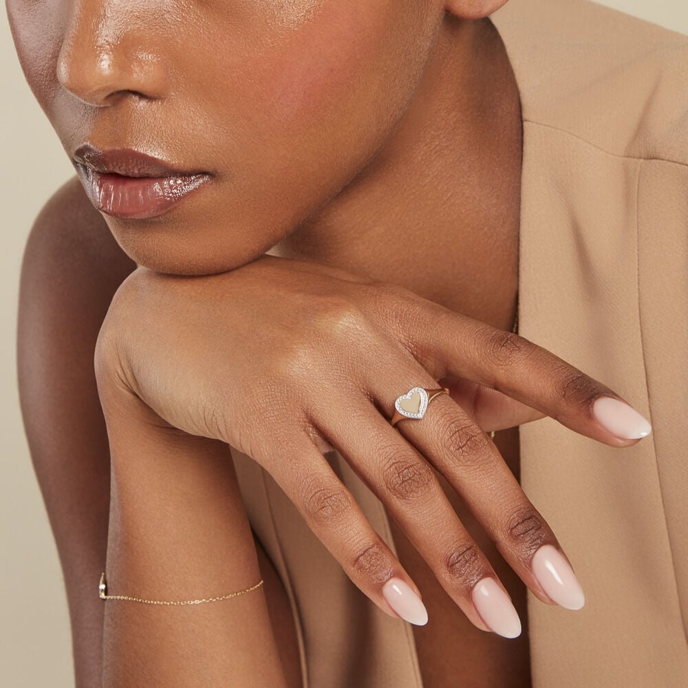 Chevali&egrave;re Promesse Pour L'eternite Or Jaune Diamant - Bijoux personnalis&eacute;s Femme | Marc Orian