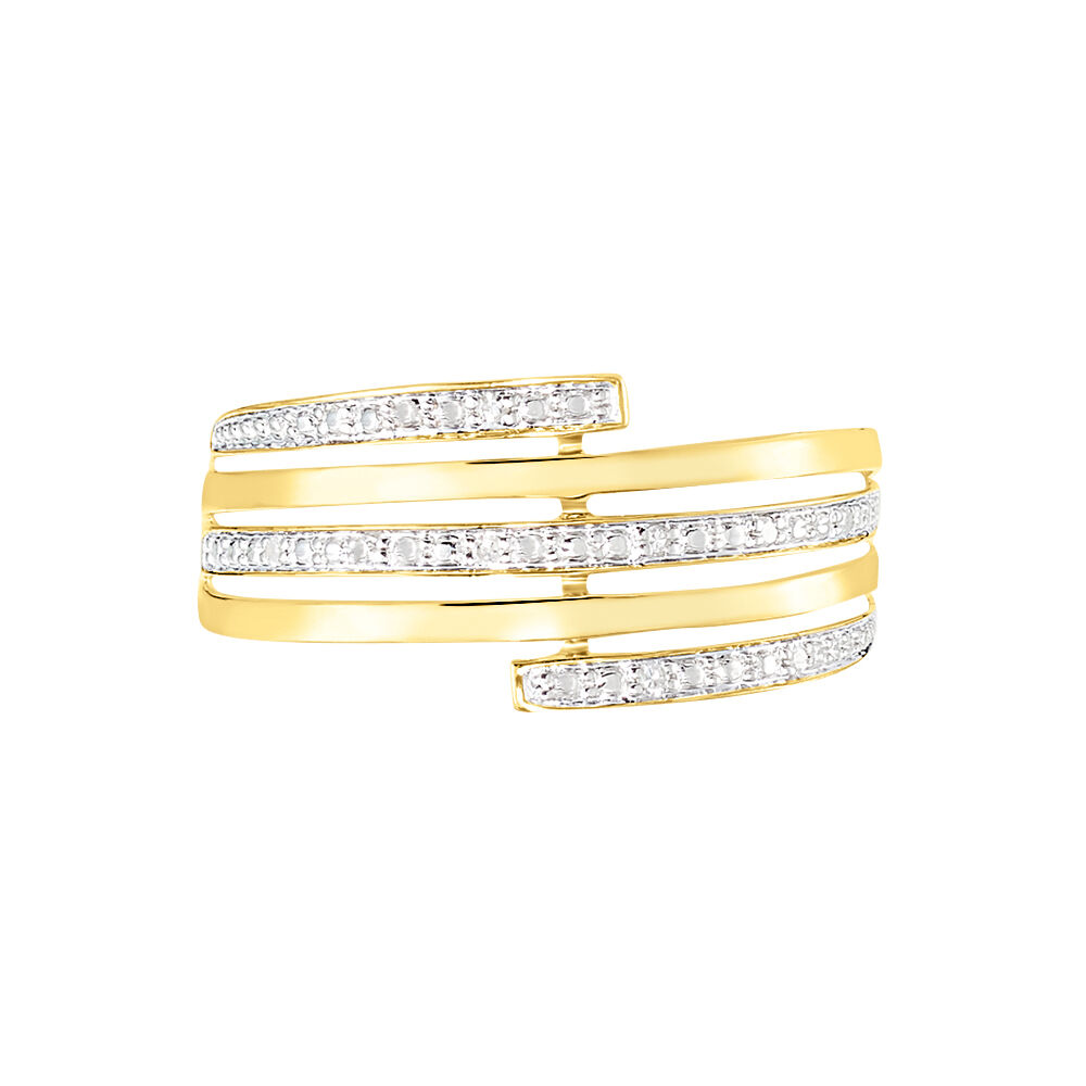 Bague Eleonore Or Jaune Diamant - Bagues pierres précieuses Femme | Marc Orian