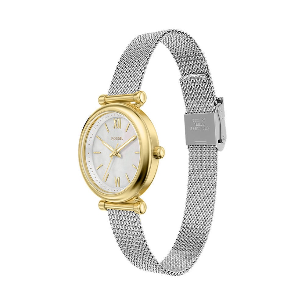 Montre Fossil Carlie Mini Nacre Blanche - Montres &eacute;tanches Femme | Marc Orian