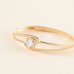 Bague Veroucha Or Jaune Oxyde De Zirconium - Solitaires Femme | Marc Orian