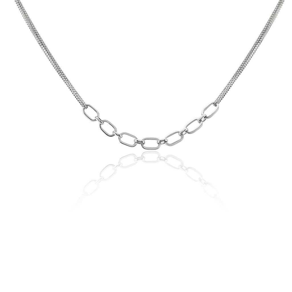 Collier Argent Blanc Nos - Colliers Femme | Marc Orian