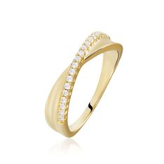 Bague Lia Plaqué Or Jaune Oxyde De Zirconium - Bague fantaisie Femme | Marc Orian