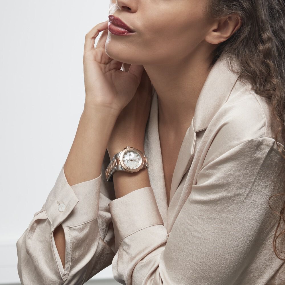 Montre Boyfriend Nacre Blanche - Montres étanches Femme | Marc Orian