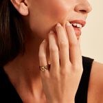 Chevaliere Plaqu&eacute; Or Erditse Oxyde De Zirconium - Bijoux fantaisie Femme | Marc Orian