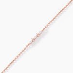 Bracelet Naura Argent Rose Oxyde De Zirconium - Bracelets fantaisie Femme | Marc Orian