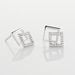 Boucles D'oreilles Puces Argent Blanc Maysoon Oxydes De Zirconium - Puces Femme | Marc Orian