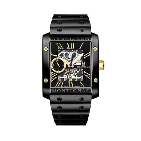 Montre Montignac Square Noir - Nouveautés Homme | Marc Orian
