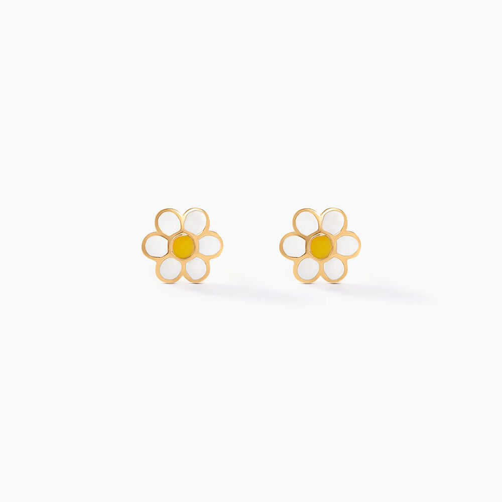 Boucles D'oreilles Puces Marigold Or Jaune - Puces Enfant | Marc Orian