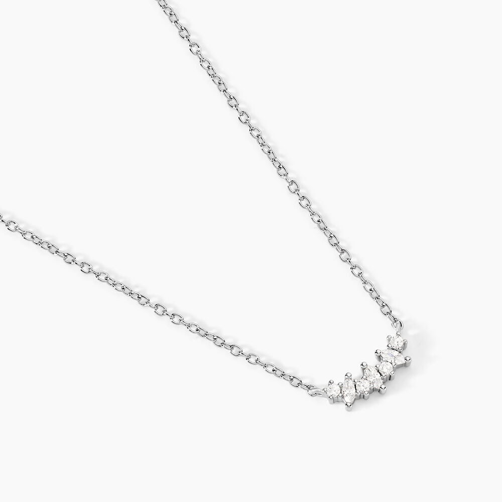 Collier Argent Eden Oxyde De Zirconiums - Colliers avec pierres Femme | Marc Orian