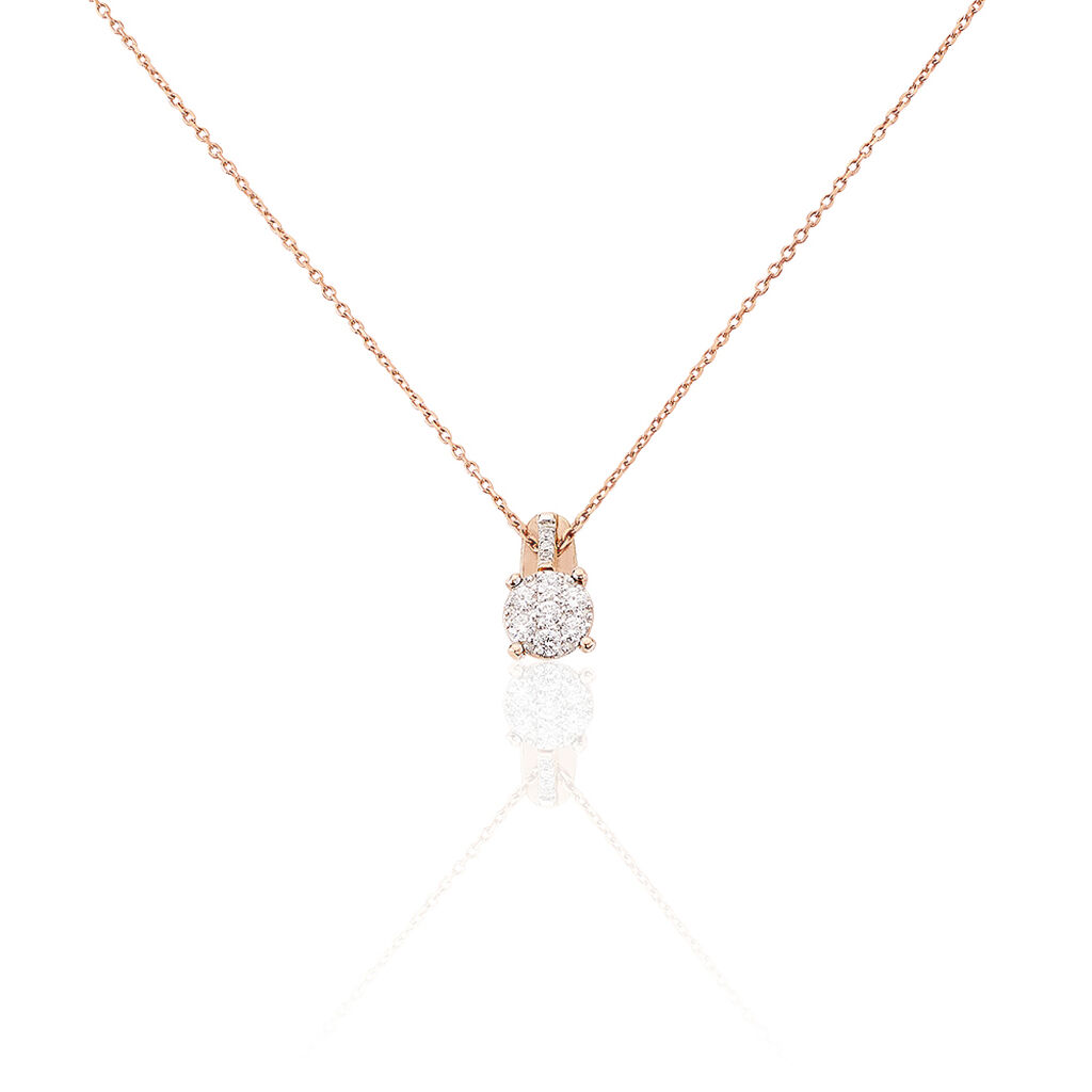 Collier Kate Or Rose Diamant - Colliers avec pierres Femme | Marc Orian