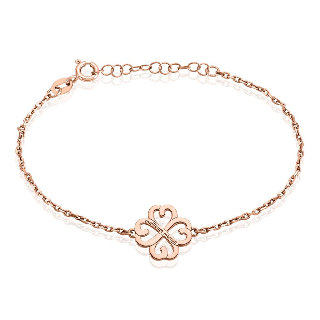 Bracelet Delmira Argent Rose - Bracelets chaînes Femme | Marc Orian
