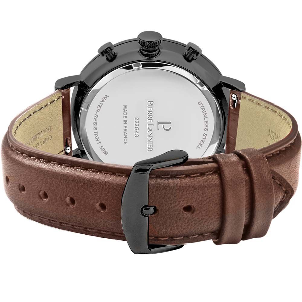 Montre Pierre Lannier Baron Noir - Montres étanches Homme | Marc Orian