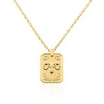 Collier Phebus Him Acier Jaune - Colliers fantaisie Homme | Marc Orian