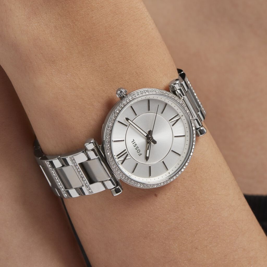 Montre Fossil Carlie Argent - Montres classiques Femme | Marc Orian