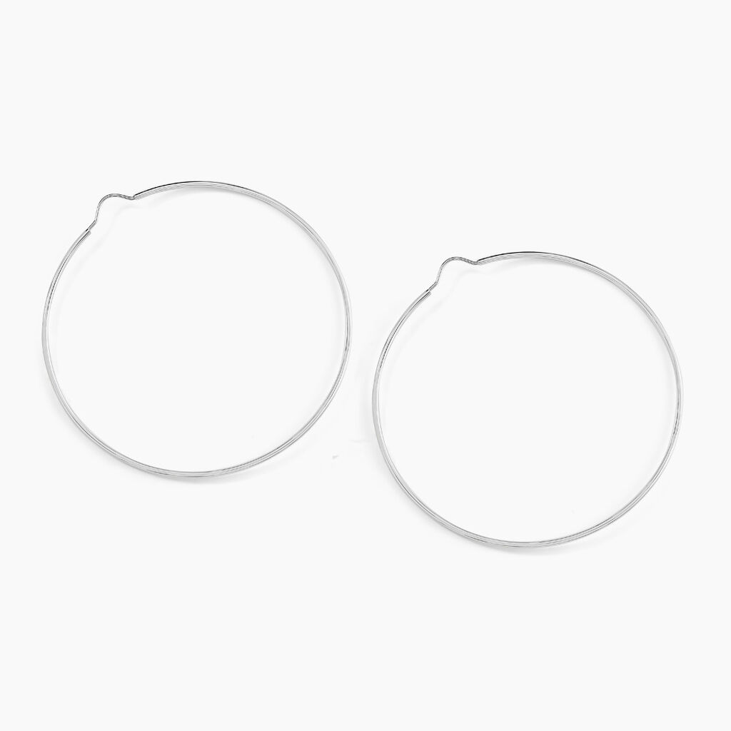 Cr&eacute;oles Dominae Or Blanc - Grosses cr&eacute;oles Femme | Marc Orian