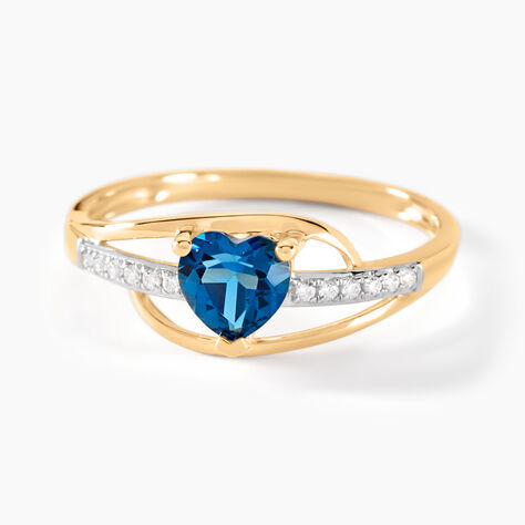 Bague Silucia Or Jaune Topaze Oxyde De Zirconium - Bagues pierres fines Femme | Marc Orian