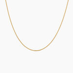 Chaine Iris Maille Gourmette Argent Dor&eacute; A L'Or 750/1000 - Chaines Unisex | Marc Orian