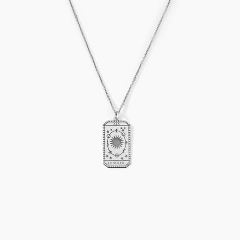 Collier Arcane Argent Blanc - Colliers Homme | Marc Orian
