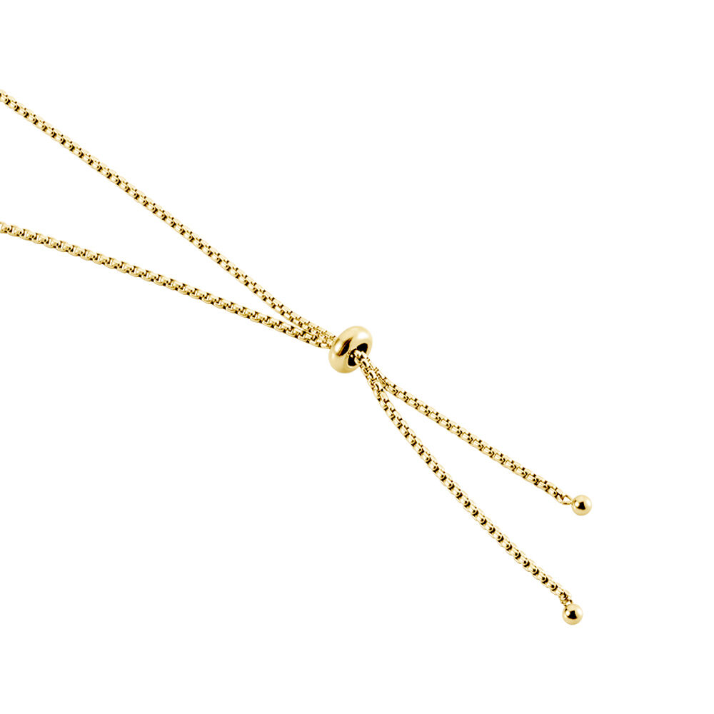 Collier Hollie Acier Jaune - Sautoirs Femme | Marc Orian
