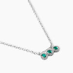 Collier Kasey Argent Blanc Oxyde De Zirconium - Colliers avec pierres Femme | Marc Orian
