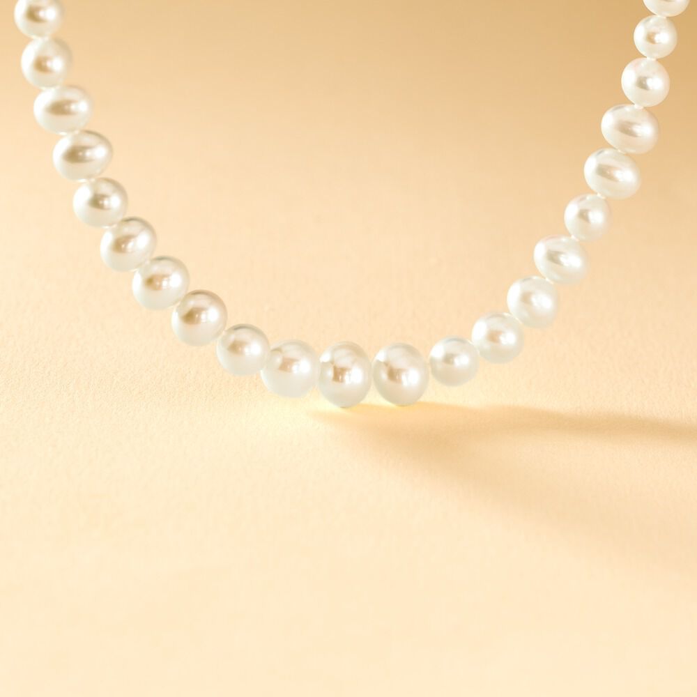 Collier Danilo Baroque Or Jaune Perle De Culture - Colliers avec pierres Femme | Marc Orian