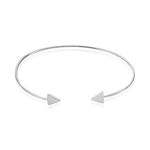 Bracelet Jonc Trilia Argent Blanc - Bracelets joncs Femme | Marc Orian