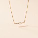 Collier Fergie Plaqu&eacute; Or Jaune Oxyde De Zirconium - Colliers ras du cou Femme | Marc Orian