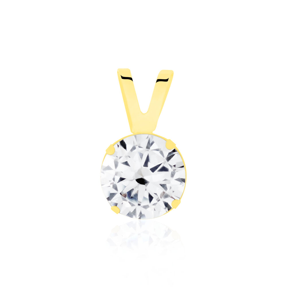 Pendentif Or Jaune Oxyde De Zirconium - Pendentifs Femme | Marc Orian