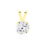 Pendentif Or Jaune Oxyde De Zirconium - Pendentifs Femme | Marc Orian
