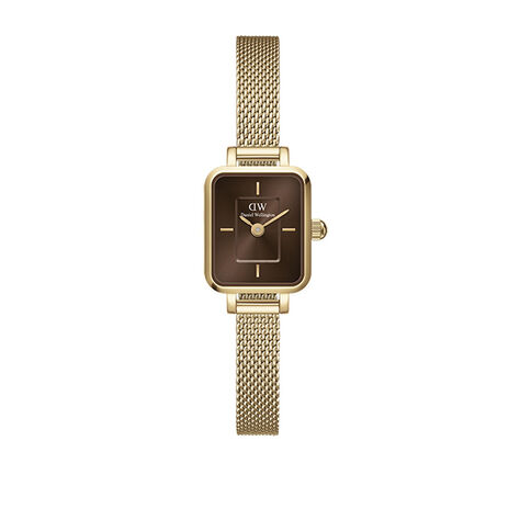 Montre Daniel Wellington Quadro Mini Marron - Montres étanches Femme | Marc Orian