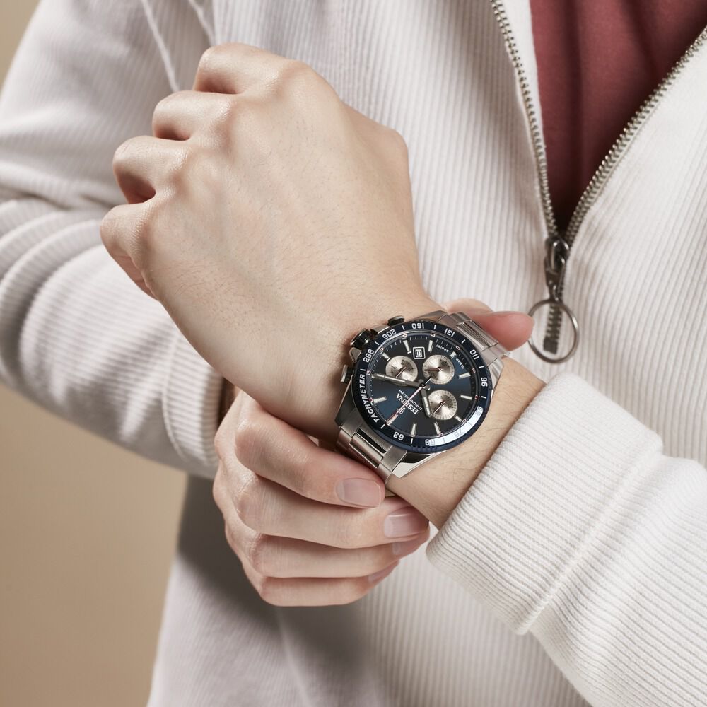 Montre Festina Timeless Chronograph Bleu - Montres étanches Homme | Marc Orian