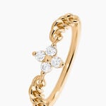 Bague Serenity Plaque Or Jaune Oxyde De Zirconium - Bijoux fantaisie Femme | Marc Orian