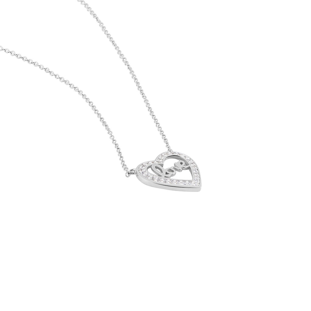 Collier Elansa Argent Blanc Oxyde De Zirconium - Colliers Femme | Marc Orian