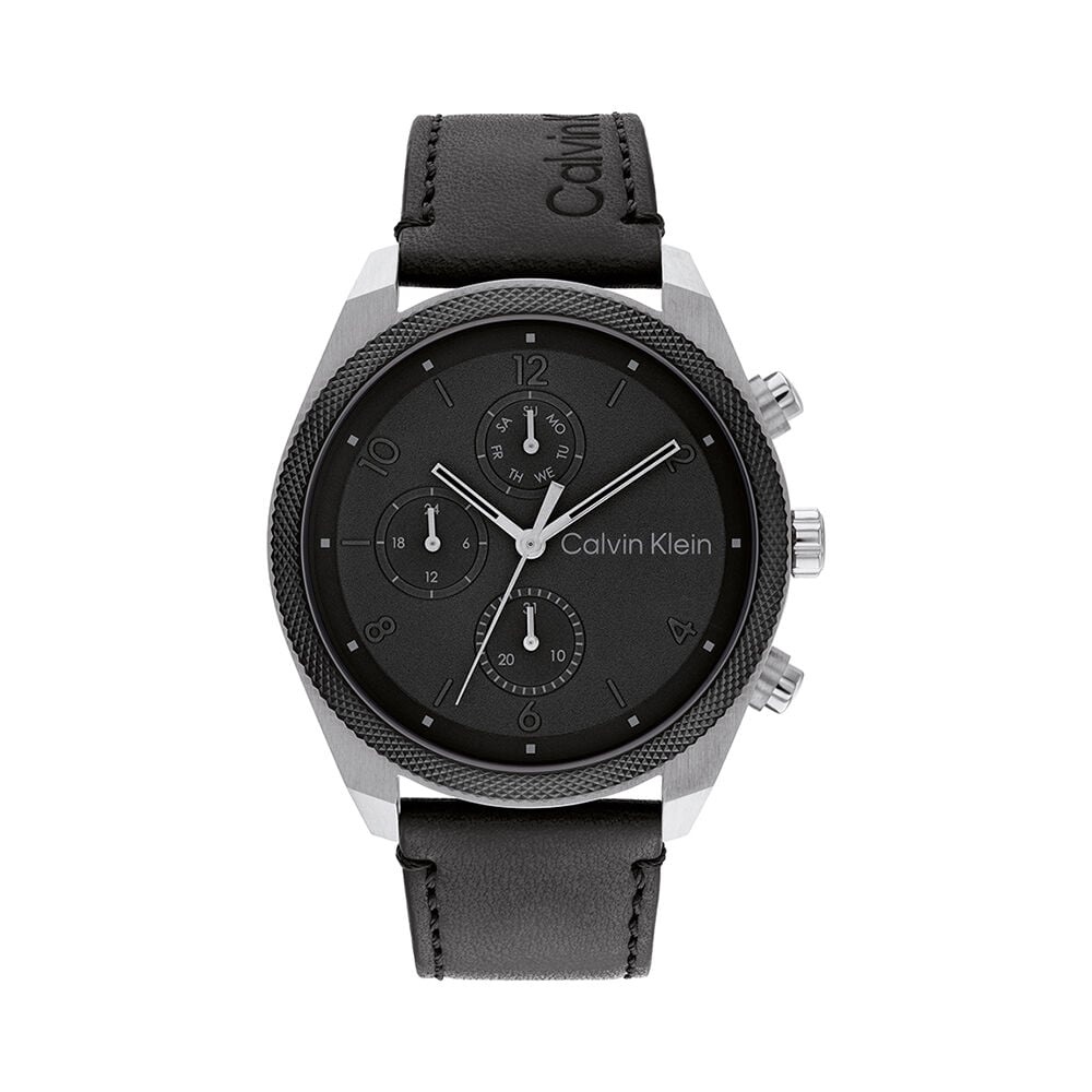 Montre Calvin Klein Impact Multifonctions Noir - Montres &eacute;tanches Homme | Marc Orian