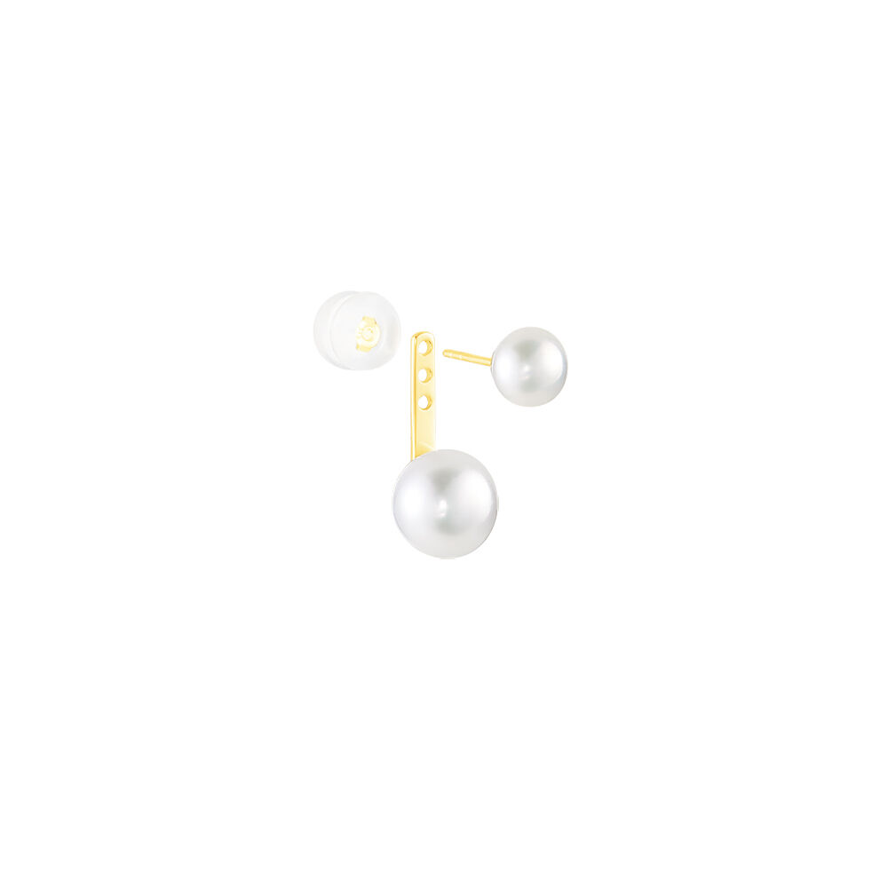 Bijoux D'oreilles Seona Or Jaune Perle De Culture - Piercings d'oreilles Femme | Marc Orian