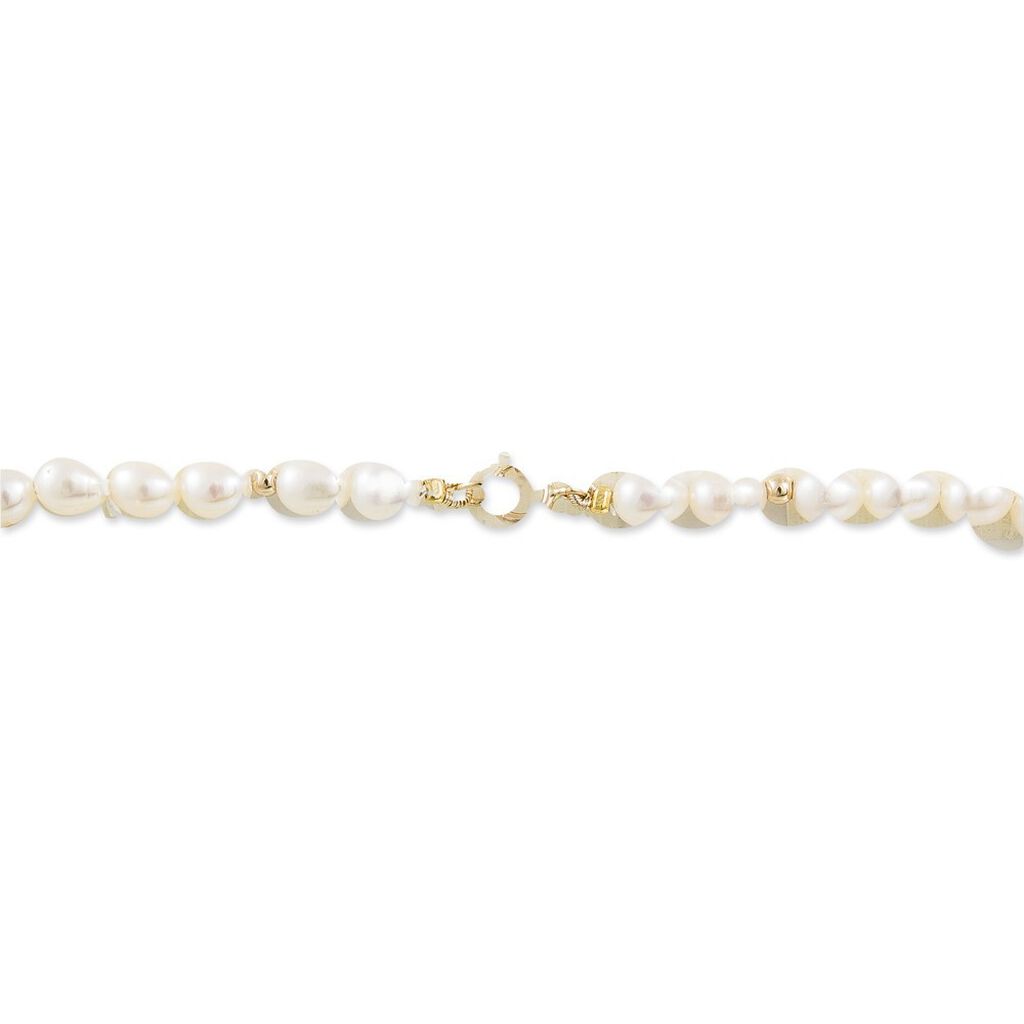 Bracelet Ciriola Or Jaune Perle De Culture - Bracelets chaînes Femme | Marc Orian