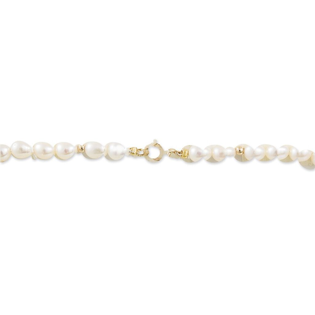 Bracelet Ciriola Or Jaune Perle De Culture - Bracelets chaînes Femme | Marc Orian
