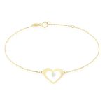 Bracelet Or Jaune Fyodor Oxyde De Zirconium - Bracelets cha&icirc;nes Femme | Marc Orian