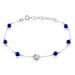 Bracelet Argent Kutrun Lapis Lazuli - Bracelets Medailles Femme | Marc Orian