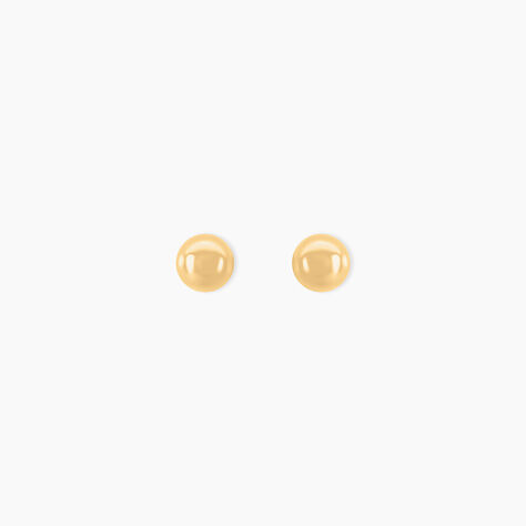 Boucles D'oreilles Puces Fidelia Boule Or Jaune - Puces Femme | Marc Orian