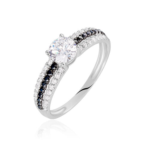 Bague Solitaire Katrina Or Blanc Oxyde De Zirconium - Bagues Solitaire Femme | Marc Orian