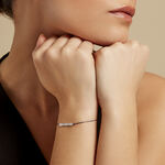 Bracelet Imogen Argent Blanc Oxyde De Zirconium - Bracelets cordons Femme | Marc Orian