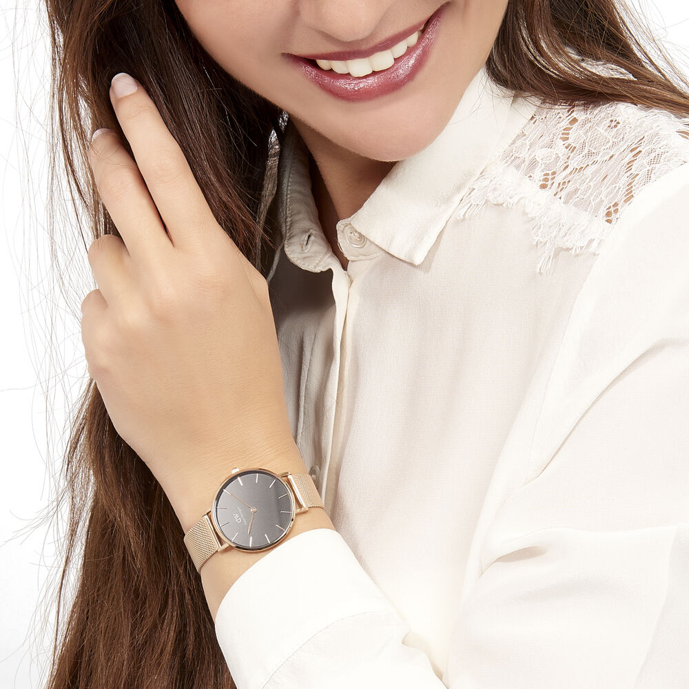 Montre Daniel Wellington Classic Melrose Noir - Montres étanches Femme | Marc Orian