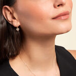 Cr&eacute;oles Bronte Or Jaune Nacre Diamant - Cr&eacute;oles Femme | Marc Orian