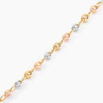 Bracelet Dami Or Tricolore - Bracelets mailles Femme | Marc Orian