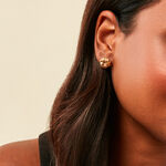 Boucles D'Oreilles Puces Ganesh Or Jaune - Puces Femme | Marc Orian