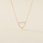 Collier Or Jaune Ansel Oxyde De Zirconium - Colliers avec pierres Femme | Marc Orian