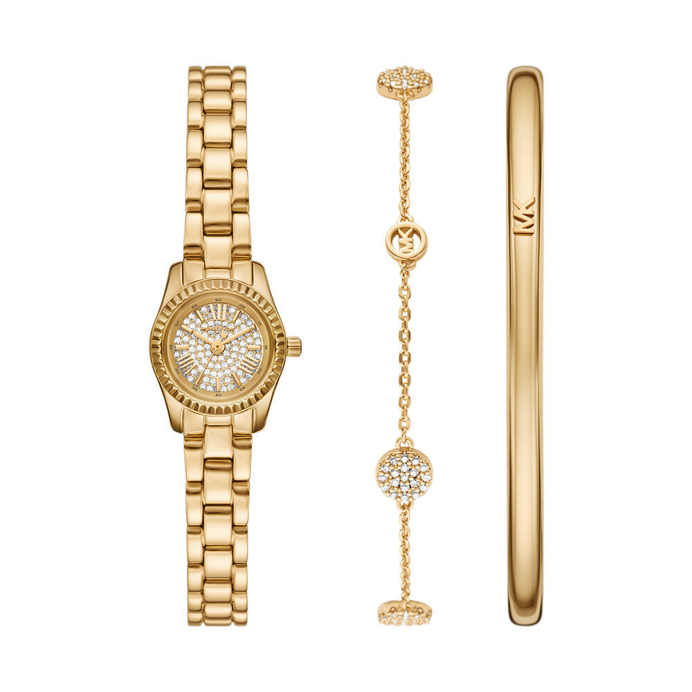 Coffret De Montre Michael Kors Micro Lexington Doré - Montres Femme | Marc Orian