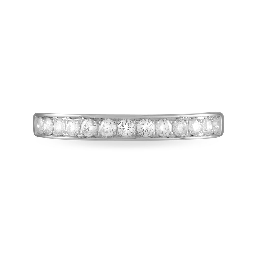 Alliance Rhea Or Blanc Diamant - Alliances personnalisées Femme | Marc Orian